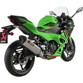 AKRAPOVIC Slip-On Line Muffler - Titanium - Ninja 500/Z500 S-K5SO1-HRT
