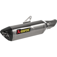 AKRAPOVIC Slip-On Line Muffler - Titanium - Ninja 500/Z500 S-K5SO1-HRT