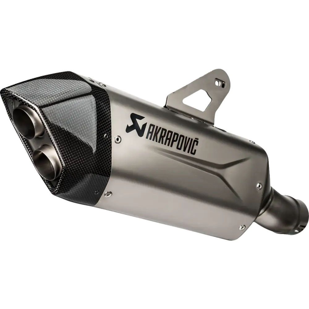 AKRAPOVIC Slip-On Line Muffler - Titanium - Silver S-B13SO4-HJGT