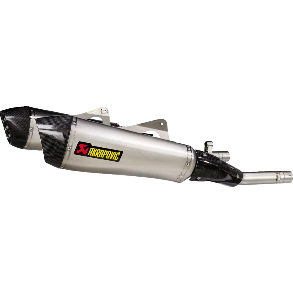 AKRAPOVIC Slip-On Line Mufflers for BMW K 1600 GT & GTL - Titanium, Part S-B16SO5-HZAAT