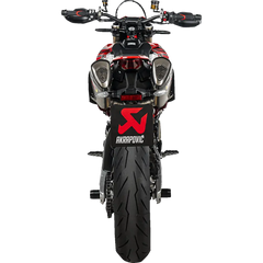 AKRAPOVIC Slip-On Line Mufflers - Titanium - Hypermotard 698 S-D6SO2-HAPLT