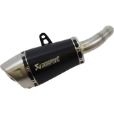 AKRAPOVIC Slip-On Muffler - Titanium S-H125SO4-ASZTBL