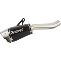 AKRAPOVIC Slip-on Series Muffler - Titanium - Black S-K10SO29-ASZTBL