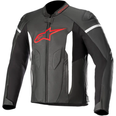 ALPINESTARS Faster Airflow Leather Jacket - Black/Red - US 42 / EU 52 3103618-1303-52