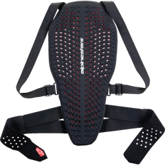 ALPINESTARS Nucleon Plasma Back Protector - Black/White/Red - Large 6504325-123-L