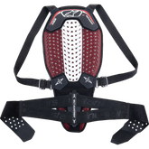 ALPINESTARS Nucleon Plasma Back Protector - Black/White/Red - Large 6504325-123-L