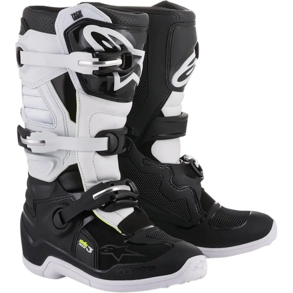 ALPINESTARS Stella Tech 3 Boots - Black/White - US 6 2013218-12-6