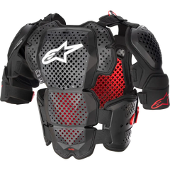 ALPINESTARS A-10 v2 Full Roost Guard - Black/Red - M/L 6700523-1431-ML