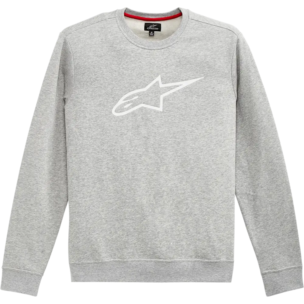 ALPINESTARS Ageless Crew Fleece - Heather Gray/White - 2XL 12125132211262X