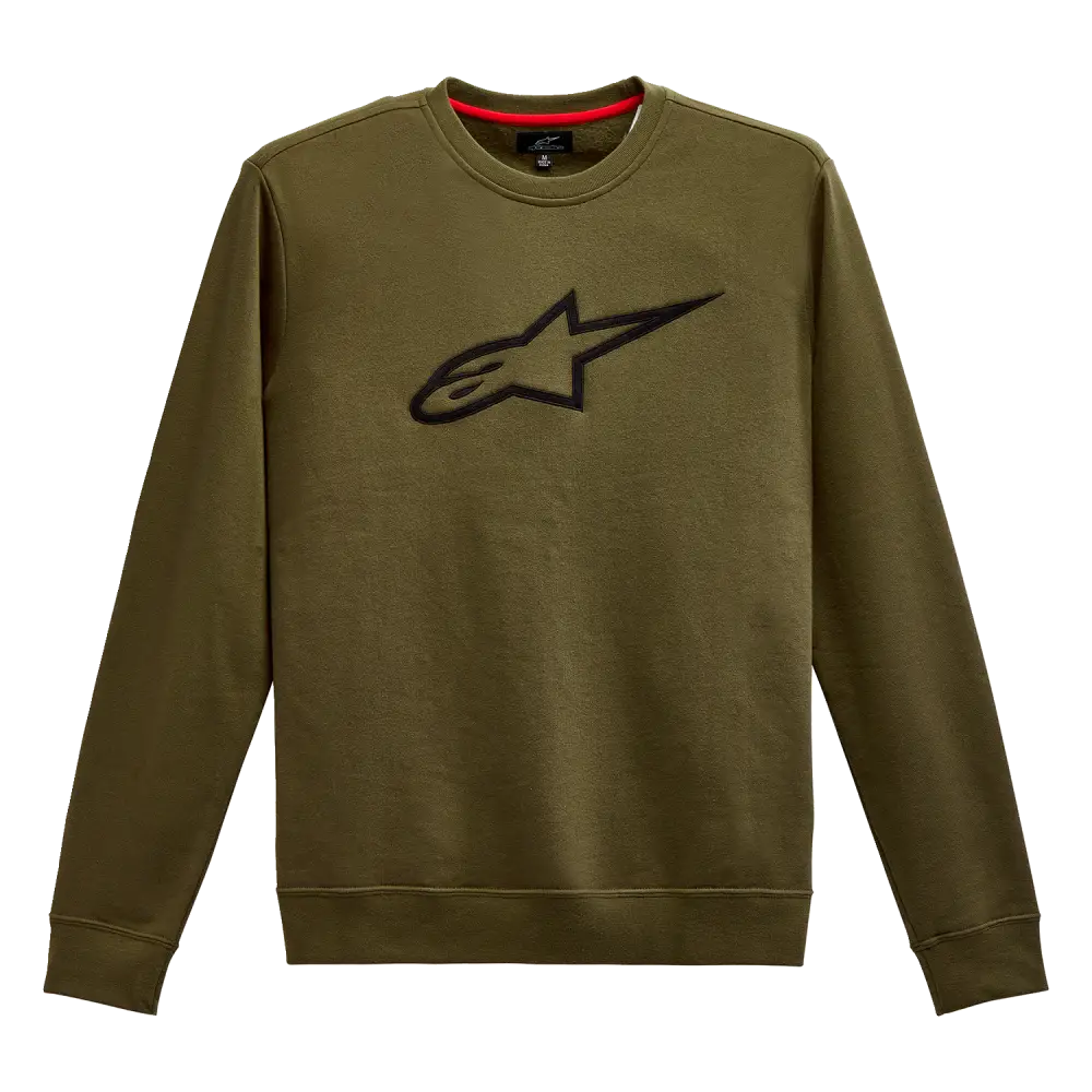 ALPINESTARS Ageless Crew Fleece - Military/Black - Medium 1212513226910M