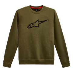 ALPINESTARS Ageless Crew Fleece - Military/Black - Medium 1212513226910M