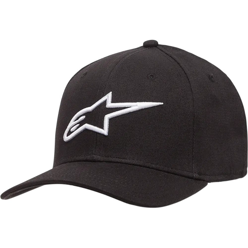 ALPINESTARS Ageless Curve Hat - Black/White - Large/XL 1017810101020LX
