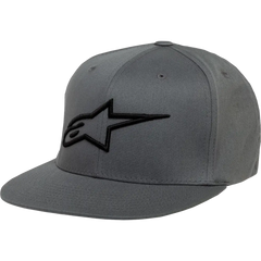 ALPINESTARS Ageless Flat Bill Hat - Charcoal/Black - Large/XL 1035810151810LX