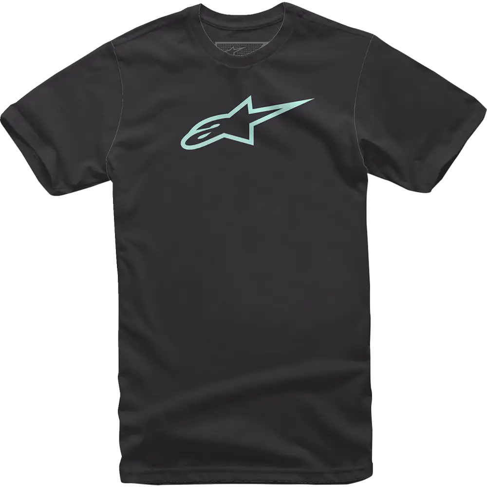 ALPINESTARS Ageless T-Shirt - Black/Mint - Medium 1032720301087M