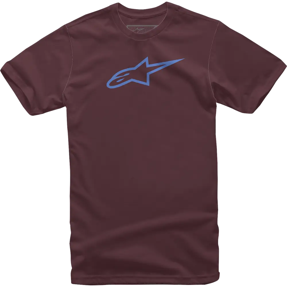 ALPINESTARS Ageless T-Shirt - Maroon/Blue - Medium 1032-720308370M