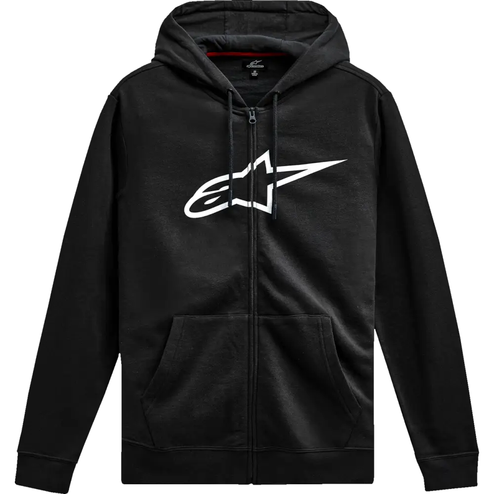ALPINESTARS Ageless V3 Zip Hoodie - Black/White - Large 1244-51490-1020-L