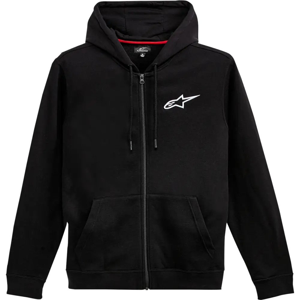 ALPINESTARS Ageless Zip Hoodie - Black/White - Large 1212-536001020L
