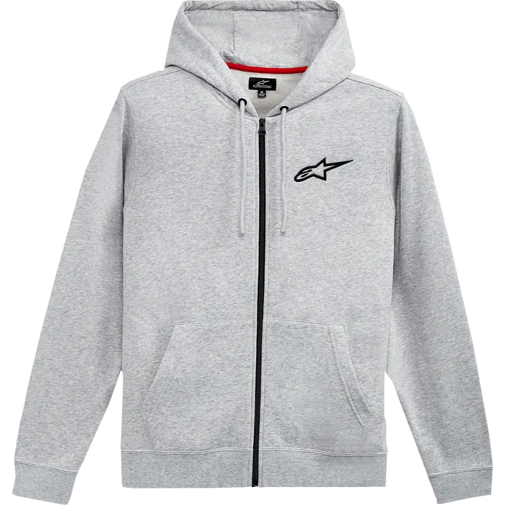 ALPINESTARS Ageless Zip Hoodie - Heather Gray/Black - Medium 1212-536001126M