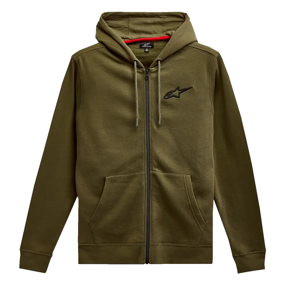 ALPINESTARS Ageless Zip Hoodie - Military/Black - Large 1212536006910L