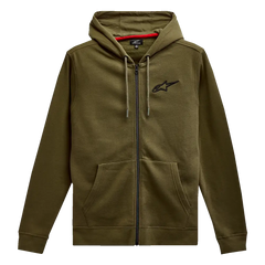 ALPINESTARS Ageless Zip Hoodie - Military/Black - Large 1212536006910L