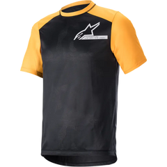 ALPINESTARS Alps 4.0 V2 Short-Sleeve Jersey - Black/Tangerine/White - 2XL 1765922-1402-2X