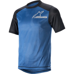 ALPINESTARS Alps 4.0 V2 Short-Sleeve Jersey - Blue/Black/Light Gray - 2XL 1765922-7318-2X