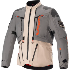 ALPINESTARS AMT-10R Drystar? XF Jacket - Fur Gray/Pale Brown/Spicy Orange - Small 3209623-9684-S