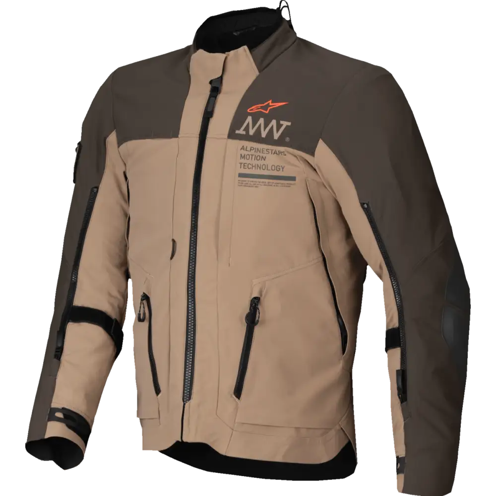 ALPINESTARS AMT-8 Stretch Drystar? XF Jacket - Dark Brown/Dark Khaki - Large 3200425-8018-L