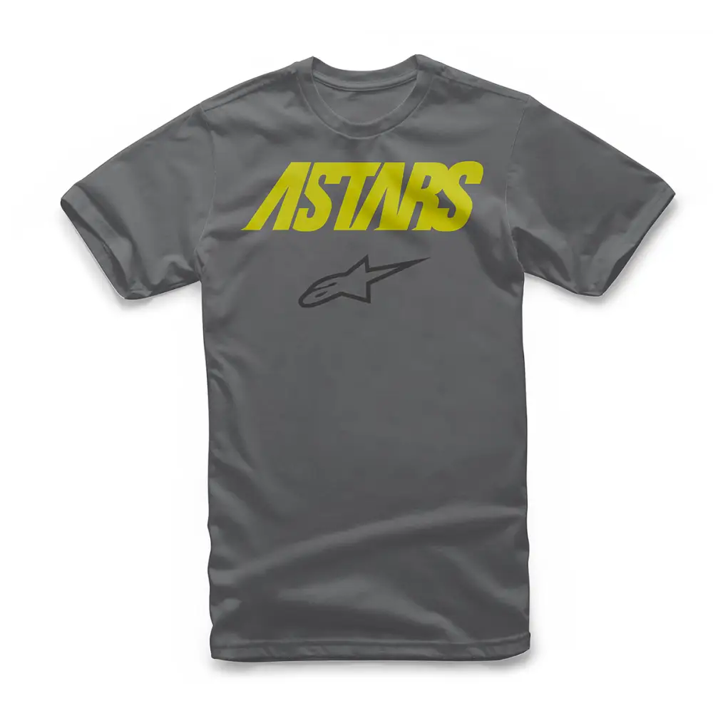 ALPINESTARS Angle Combo T-Shirt - Charcoal/Fluo Yellow - XL 1119-7200018-XL