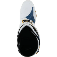ALPINESTARS Arlington LE Tech 10 Boots - White/Blue/Gold - US 8 2010020-262-8
