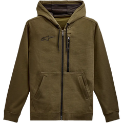 ALPINESTARS Asymmetrical Zip-up Hoodie - Military - Large 121351030690L