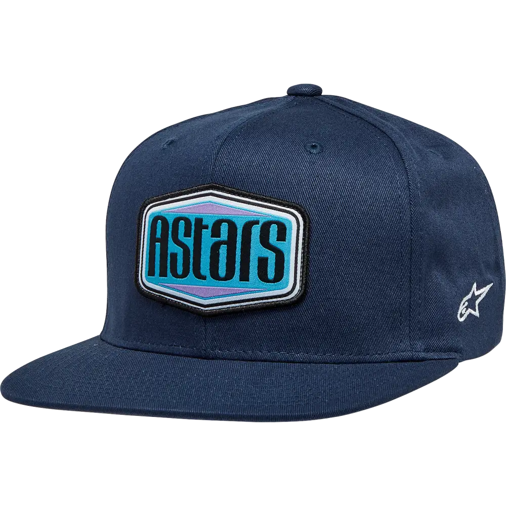 ALPINESTARS Belvedere Flat Bill Hat - Navy - One Size 1232-81050-70