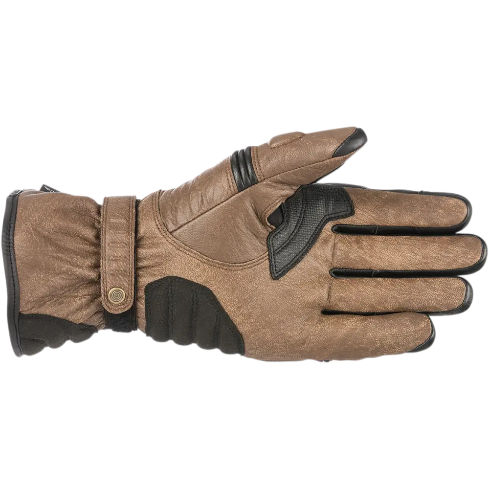 ALPINESTARS Cafe Divine Drystar? Leather Gloves - Brown/Black - 3XL 3528318-82-3X