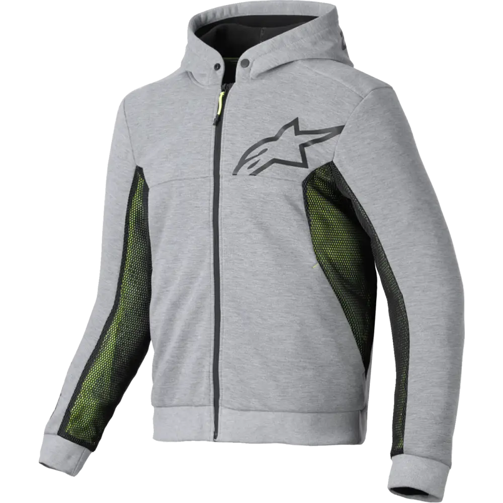 ALPINESTARS Chrome Air Sport Hoodie - Heather Gray/Black - Small 4200425-9196-S