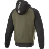 ALPINESTARS Chrome Hoodie - Black/Green - 3XL 4200918-1681-3X