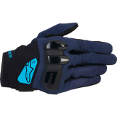 ALPINESTARS Chrome V2 Gloves - Dark Blue Hawaiian Ocean - Medium 3560925-7198-M