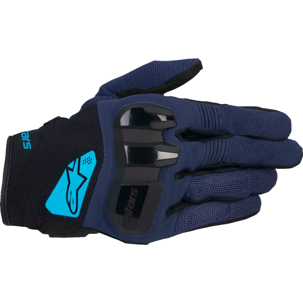 ALPINESTARS Chrome V2 Gloves - Dark Blue Hawaiian Ocean - Small 3560925-7198-S