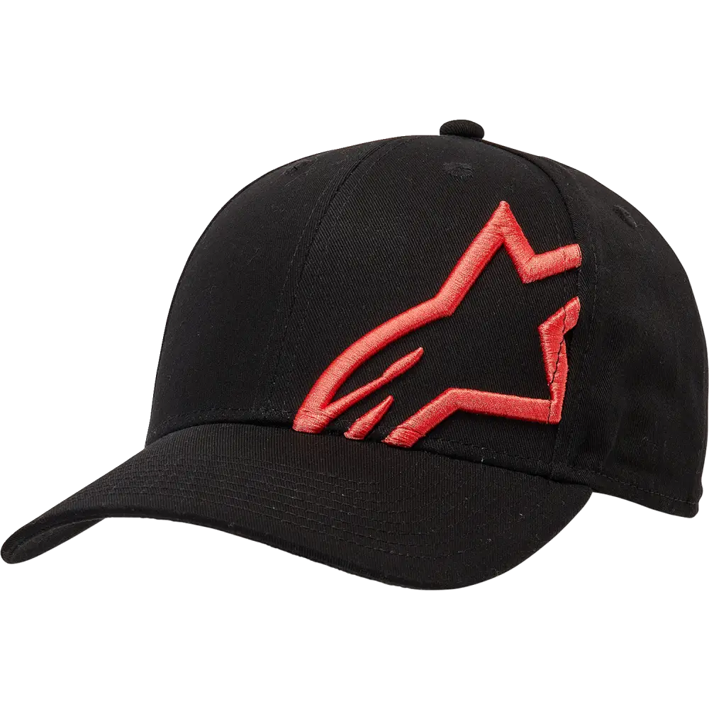 ALPINESTARS Corp Snap 2 Hat - Black/Warm Red - One Size 1211810091523OS