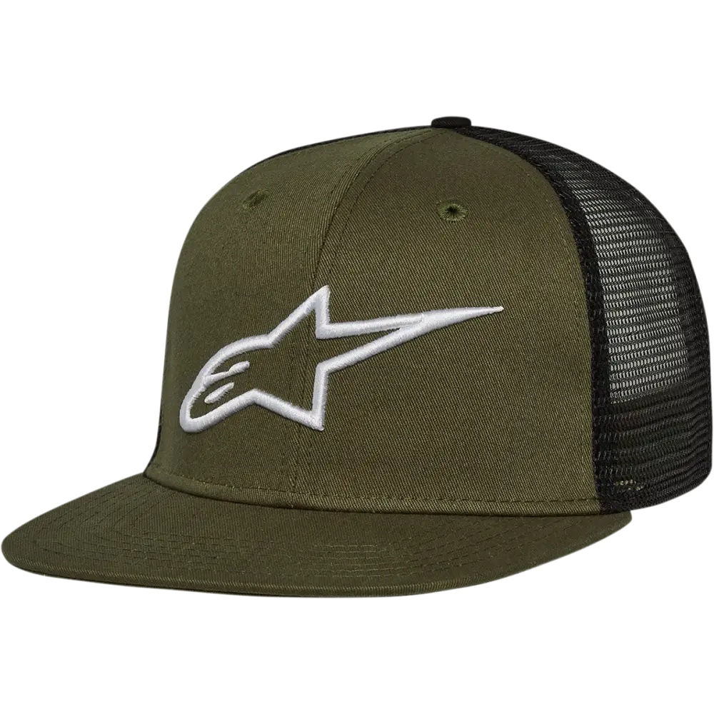 ALPINESTARS Corp Trucker Hat - Military/Black - One Size 1025810036910OS