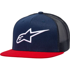 ALPINESTARS Corp Trucker Hat - Navy/Red - One Size 1025810037030OS