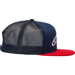 ALPINESTARS Corp Trucker Hat - Navy/Red - One Size 1025810037030OS
