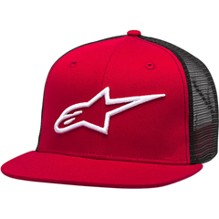 ALPINESTARS Corp Trucker Hat - Red/Black - One Size 1025810033010OS