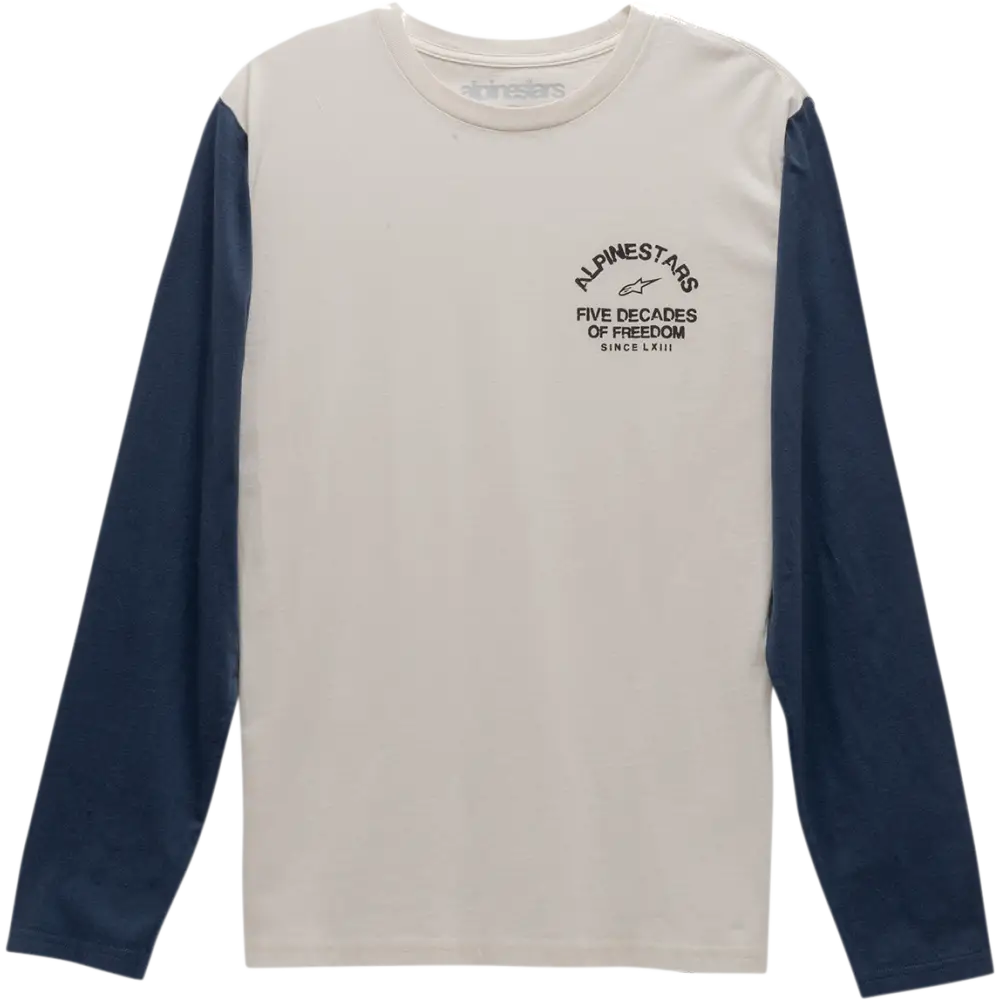 ALPINESTARS Decades Long-Sleeve T-Shirt - Natural - 2XL 121174009912X