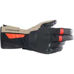 ALPINESTARS Denali Aerogel Drystar? Gloves - Black/Dark Khaki/Fluo Red - Small 3526922-1853-S
