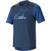 ALPINESTARS Drop 6.0 V2 Short-Sleeve Jersey - Midnight Blue/Black - 2XL 1766322-7319-2X