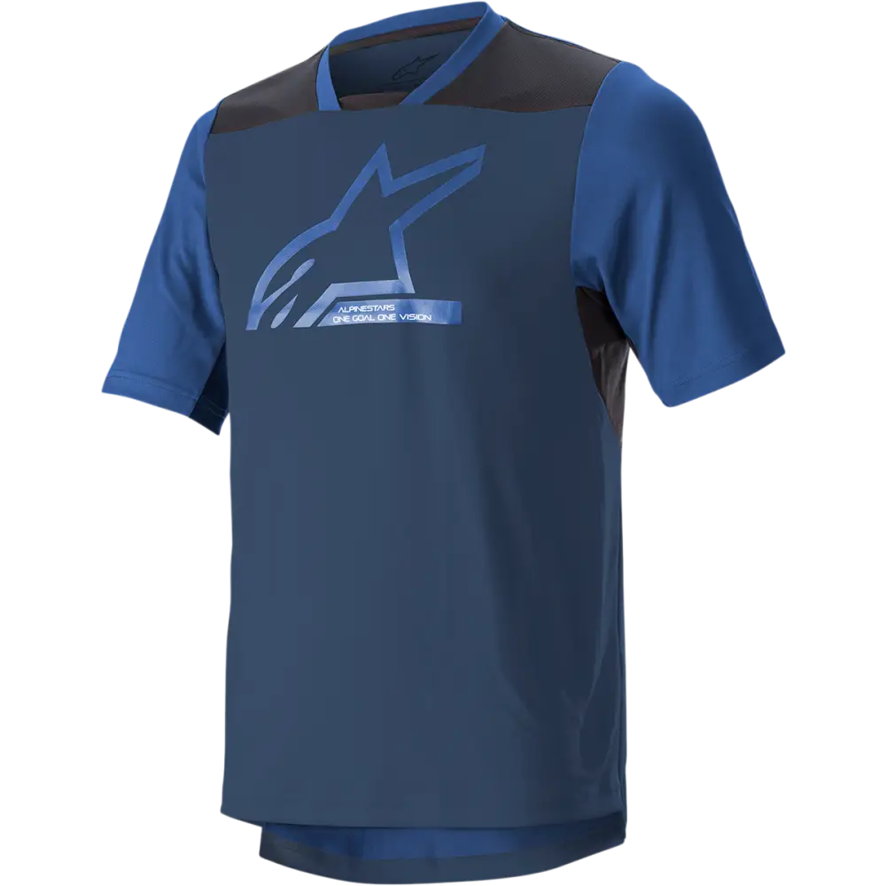ALPINESTARS Drop 6.0 V2 Short-Sleeve Jersey - Midnight Blue/Black - XL 1766322-7319-XL