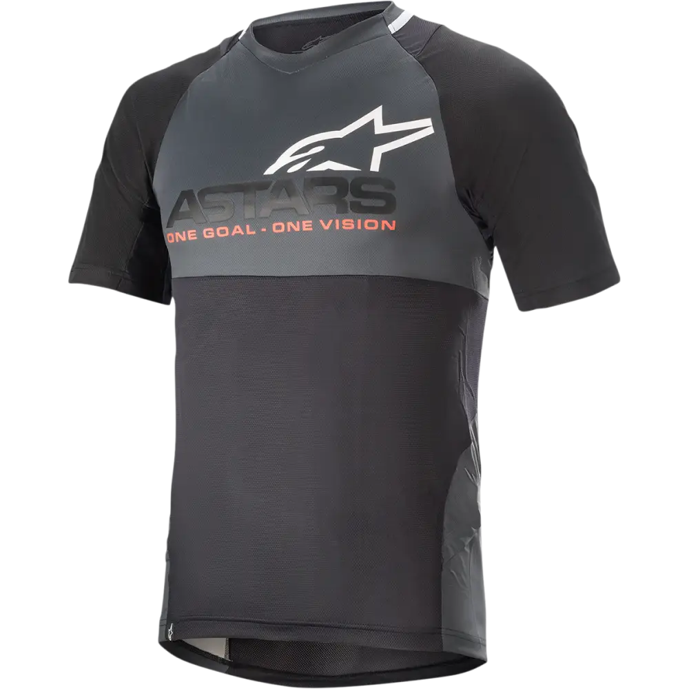 ALPINESTARS Drop 8.0 Short-Sleeve Jersey - Black/Coral - Large 1766621-1793-LG