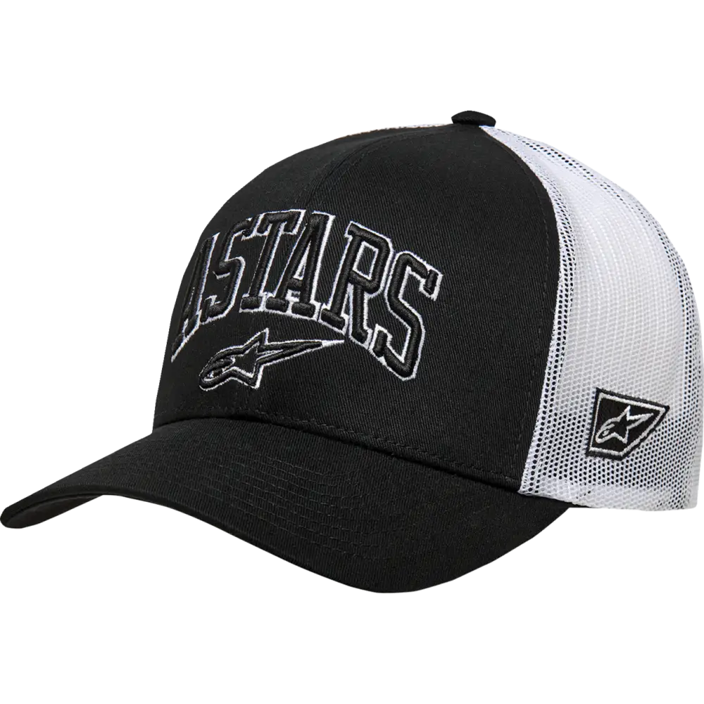 ALPINESTARS Dunker Hat - Black/White - One Size 1214-81717-1020-OS