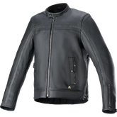 ALPINESTARS Dyno Leather Jacket - Black/Black - Medium 3103924-1100-M