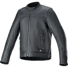 ALPINESTARS Dyno Leather Jacket - Black/Black - Medium 3103924-1100-M